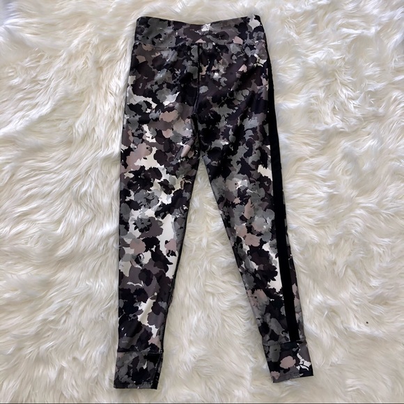 Joy Lab Workout Pants Black Gray Camo Print Medium - Picture 3 of 9